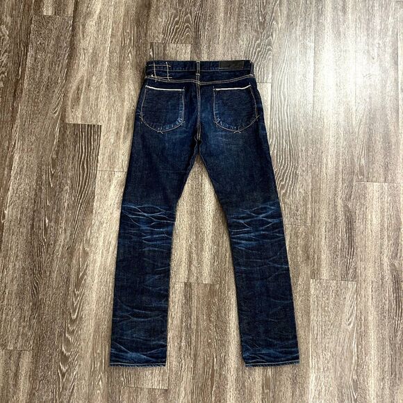 KURO Diamante Selvedge Japanese Denim Distressed Jeans Made in Japan W 30 NWOT M - Picture 3 of 14